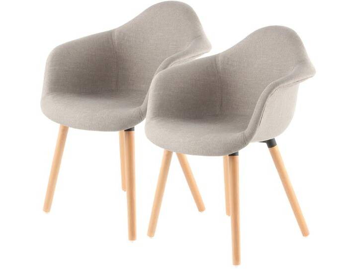 Kayoom Polsterstuhl Stuhl Winston 325 2er-Set, weiche Sitzfläche aus Schaumstoff (Set, 2 St), attraktiv, Holzbeine, weiche Sitzfläche aus Schaumstoff von Kayoom