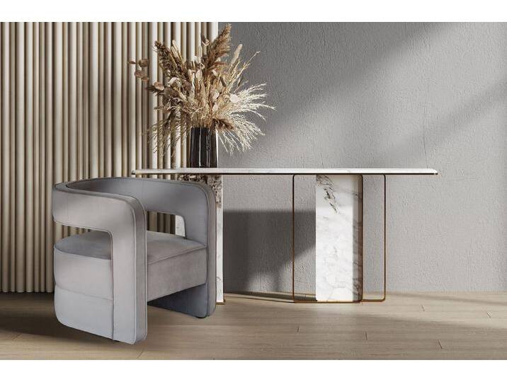 Kayoom Sessel Venice 125, moderner Cocktail-Sessel (1-St), Lounge-Sessel, Eye-Catcher im Raum, ausgefallene Konstruktion, Taupe von Kayoom