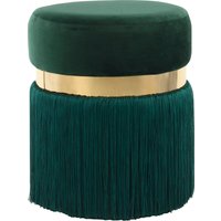 Kayoom Sitzhocker "Hocker Rebecca 925, Sitzpouf in runder Form,mit samtigem Bezug" 1 Stk. tlg. pflegeleicht, modern, vielseitig verwendbar, Sitzfläche gepolstert von Kayoom