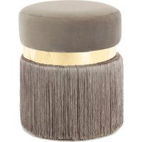 Kayoom Sitzhocker "Hocker Rebecca 925, Sitzpouf in runder Form,mit samtigem Bezug" 1 Stk. tlg. pflegeleicht, modern, vielseitig verwendbar, Sitzfläche gepolstert von Kayoom