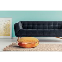 Kayoom Sitzhocker "Pouf Taj Mahal 425, samtweiche Oberfläche" 1 Stk. tlg. samtweich, farbig, modern, orientalisches Design von Kayoom