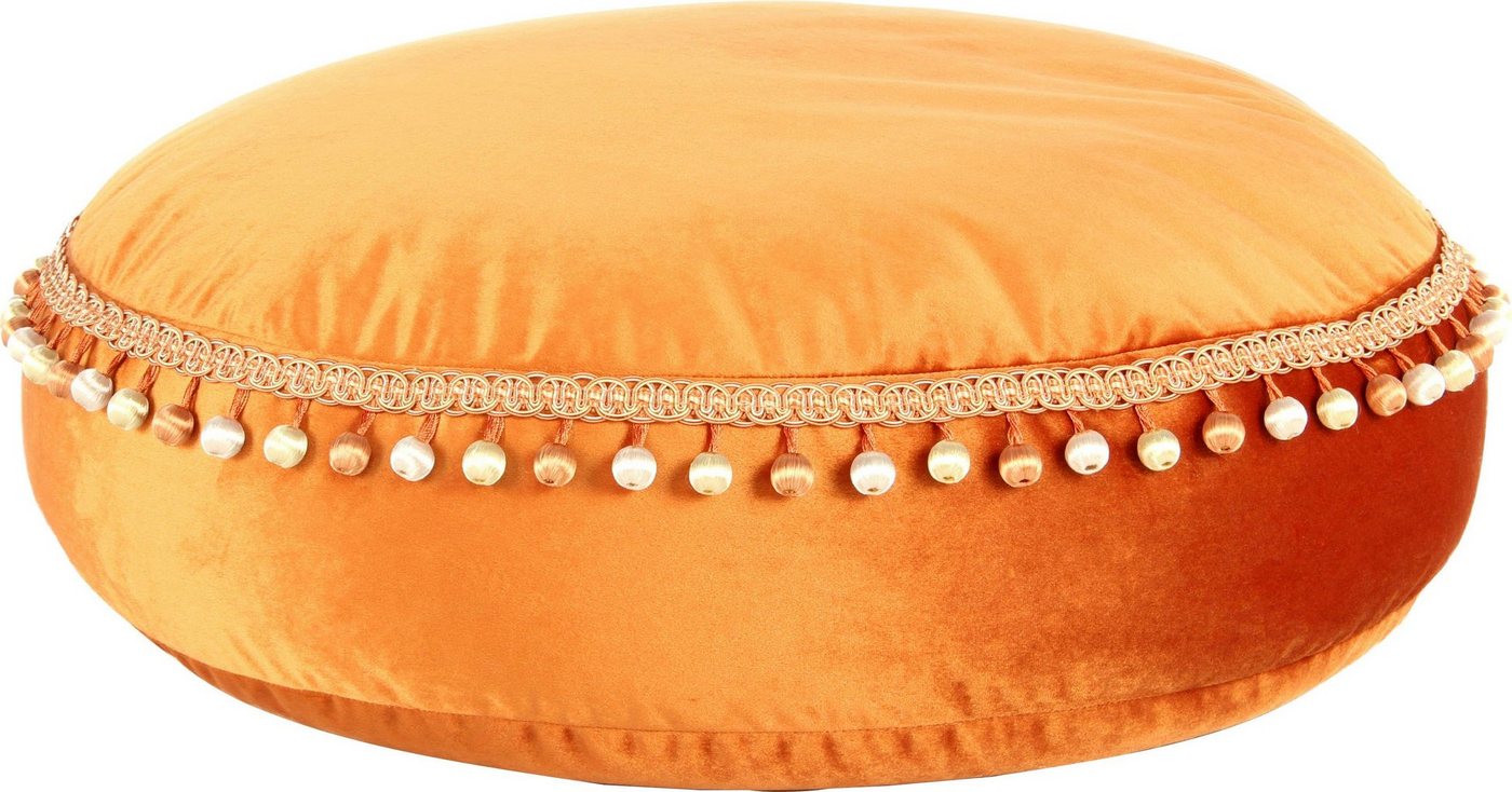 Kayoom Sitzhocker Pouf Taj Mahal 425 (1 St), samtweich, farbig, modern, orientalisches Design von Kayoom