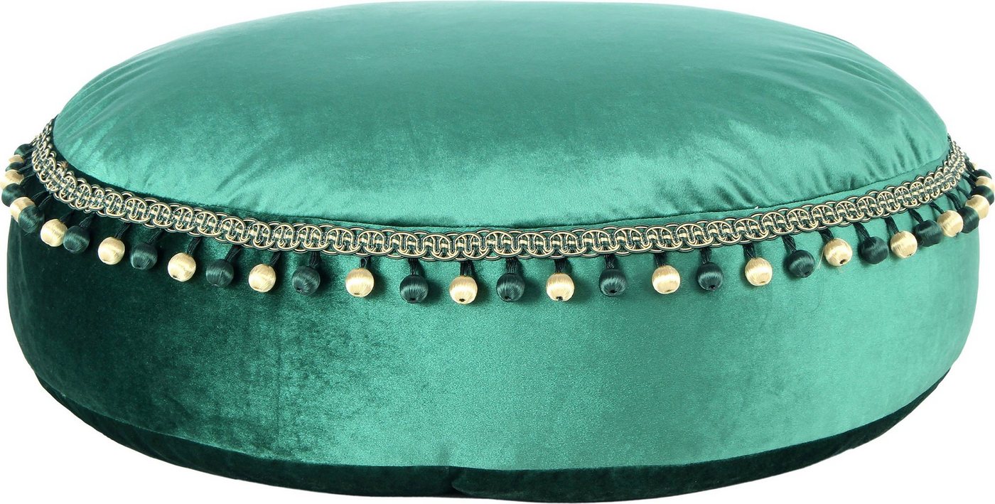 Kayoom Sitzhocker Pouf Taj Mahal 425 (1 St), samtweich, farbig, modern, orientalisches Design von Kayoom