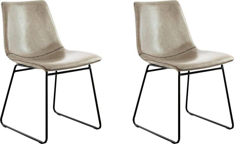 Kayoom Stuhl Caila 110 2er-Set, Esszimmerstuhl in robuster Aufmachung (Set, 2 St), pflegeleicht, modern, strapazierfähig, integrierbar in jeden Wohnstil von Kayoom