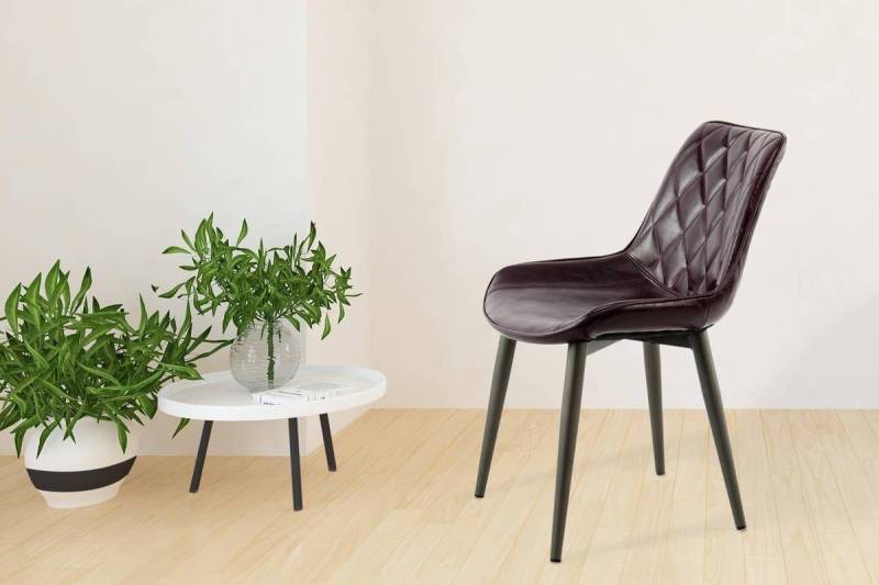 Kayoom Stuhl Cecil 110 2er-Set,moderne Farben,Rückenlehne mit stilvollem Nahtmuster (Set, 2 St), pflegeleicht, strapazierfähig, komfortable Schaumstoff-Sitzfläche von Kayoom