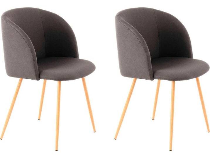 Kayoom Stuhl Celina 210 2er-Set, Polsterstuhl, Sitzfläche aus Schaumstoff (Set, 2 St), bequem, zeitlos, Hingucker in jedem Wohnbereich, schwarz von Kayoom