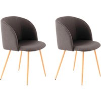 Kayoom Stuhl "Celina 210 2er-Set, Polsterstuhl, Sitzfläche aus Schaumstoff", (Set), 2 St., bequem, zeitlos, Hingucker in jedem Wohnbereich von Kayoom