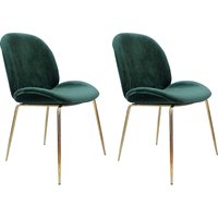 Kayoom Stuhl "Charlize 110 2er-Set, TOPSELLER Esszimmerstühle,moderne Optik", (Set), 2 St., Samtstoff, samtweicher Bezug, bequem, zeitlos, moderne Optik von Kayoom