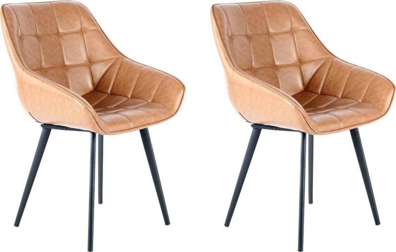 Kayoom Stuhl Demi 325 2er-Set, Relax-Sessel, unifarbenes Farbgestaltung (Set, 2 St), pflegeleicht, elegante Aufmachung, in dezenten Farben von Kayoom
