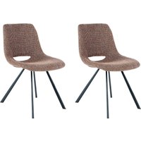 Kayoom Stuhl "Josephine 325 2er-Set, zeitloses Design, mit geometrischer Aussparung", (Set), 2 St., pflegeleicht, schlicht, weiche Polsterung für angenehmes Sitzgefühl von Kayoom