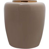 Kayoom Vase Art Deco 125 Taupe / Gold von Kayoom