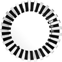 Wandspiegel Apollon 910 Silber / Schwarz von Kayoom