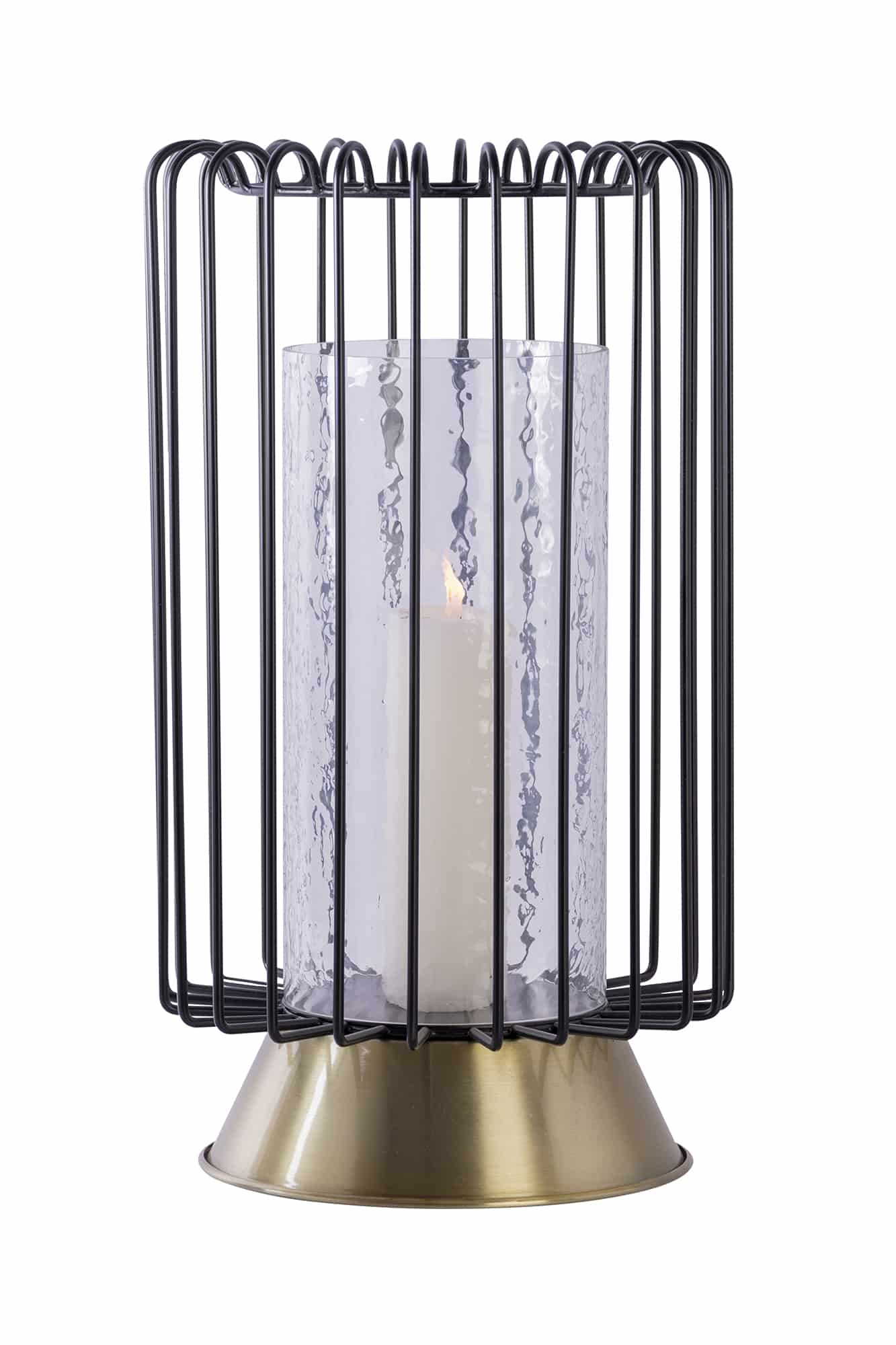 Kerzenständer Malibu 125 Schwarz / Silber von Kayoom