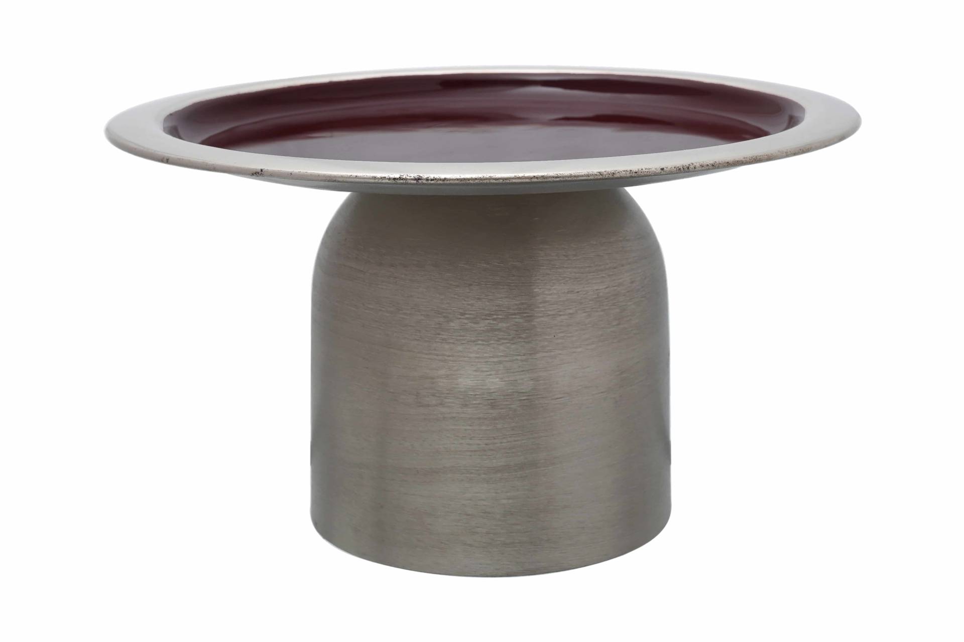 Kuchenplatte Art Deco 225 Silber / Pflaume von Kayoom