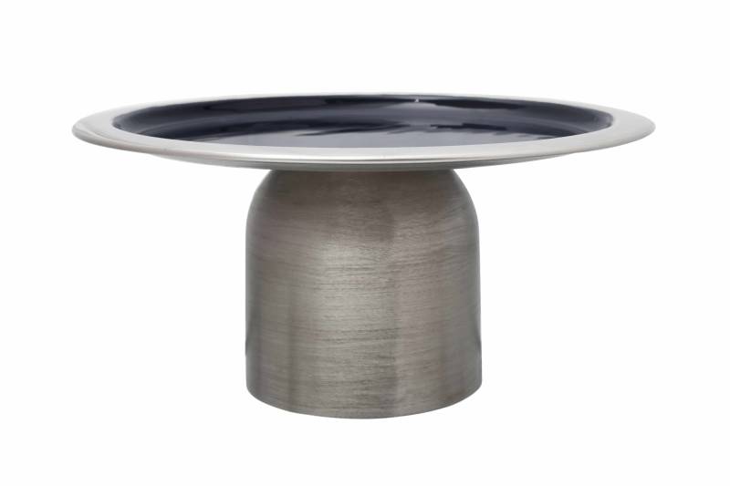 Kuchenplatte Art Deco 325 Silber / Dunkelblau von Kayoom