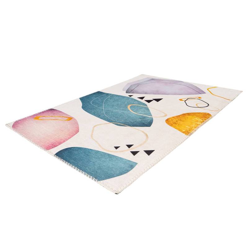 home24 Kurzflorteppich Picassa 200 Multicolor 200 x 290cm Webstoff von home24