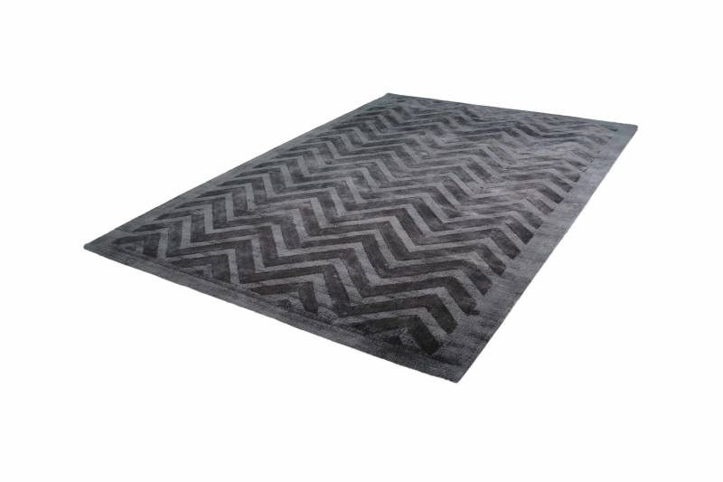 Luxury 410 Grau / Anthrazit 80cm x 150cm von Kayoom