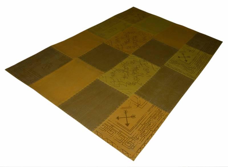 Lyrical 210 Multi / Gelb 200cm x 290cm von Kayoom