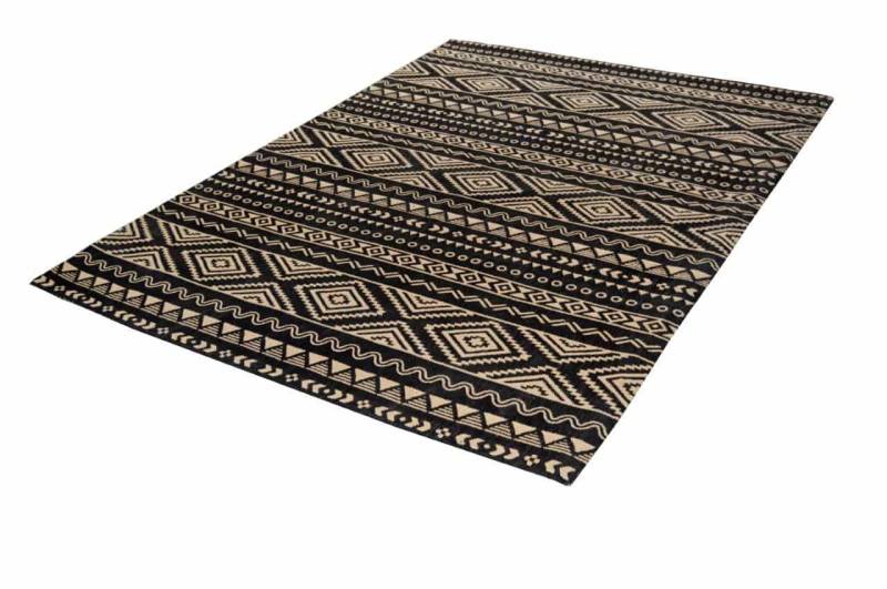Scandy 110 Schwarz / Naturell 120cm x 170cm von Kayoom