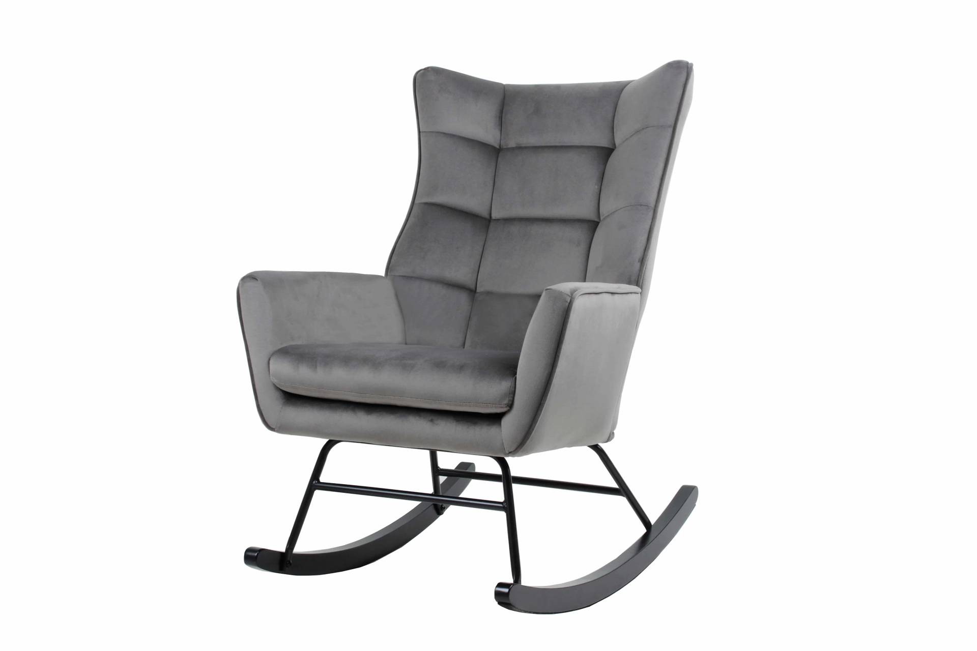 Schaukelstuhl Bryana 125 – Taupe-Beige 68×97×88 cm von Kayoom