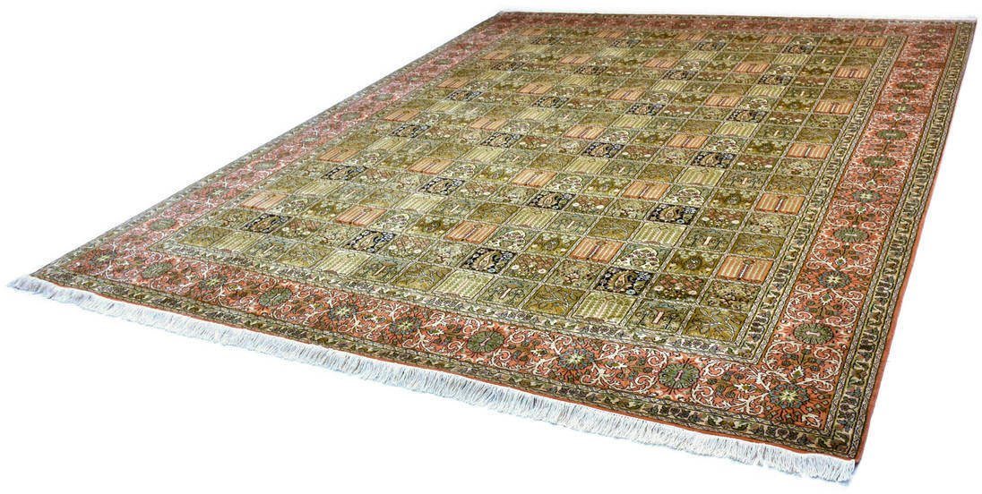 Seidenteppich Gum 8289, Kayoom, rechteckig, Höhe: 10 mm, Einzelstück mit Zertifikat, Wohnzimmer von Kayoom