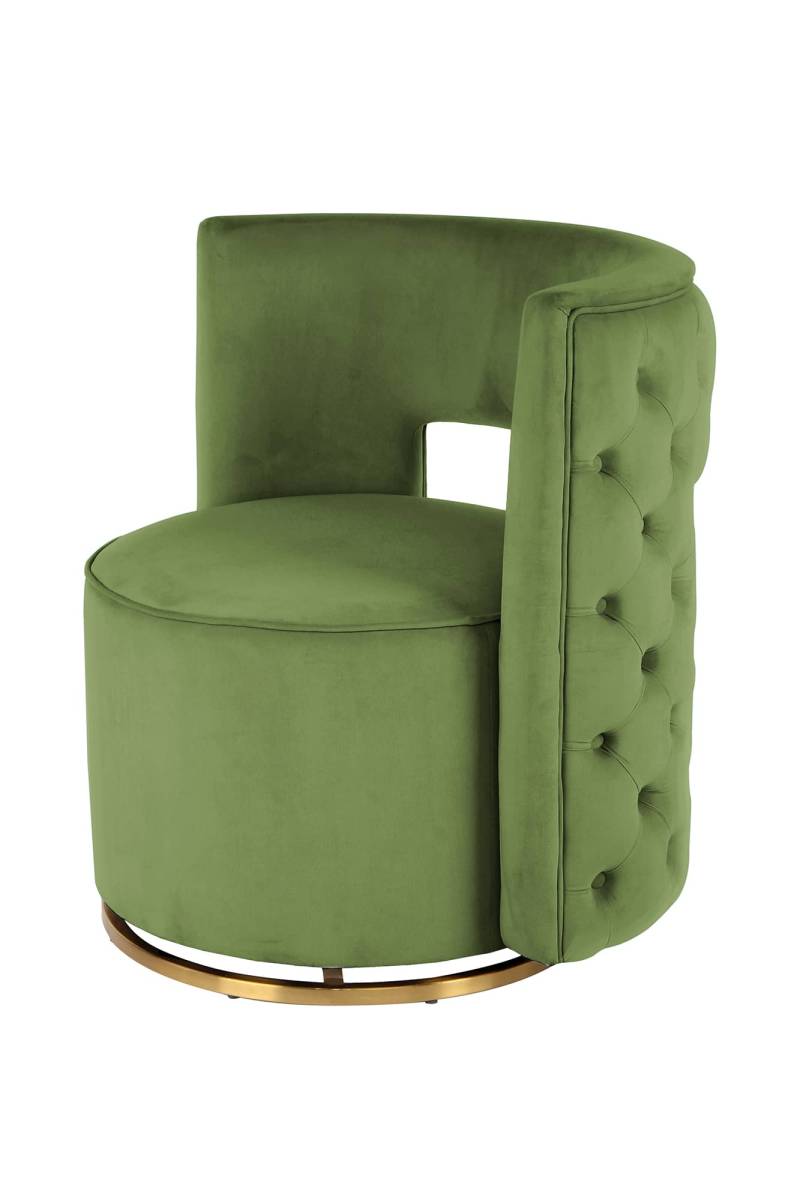 Sessel Drehsessel Beverly 125 Schwarz / Gold von Kayoom