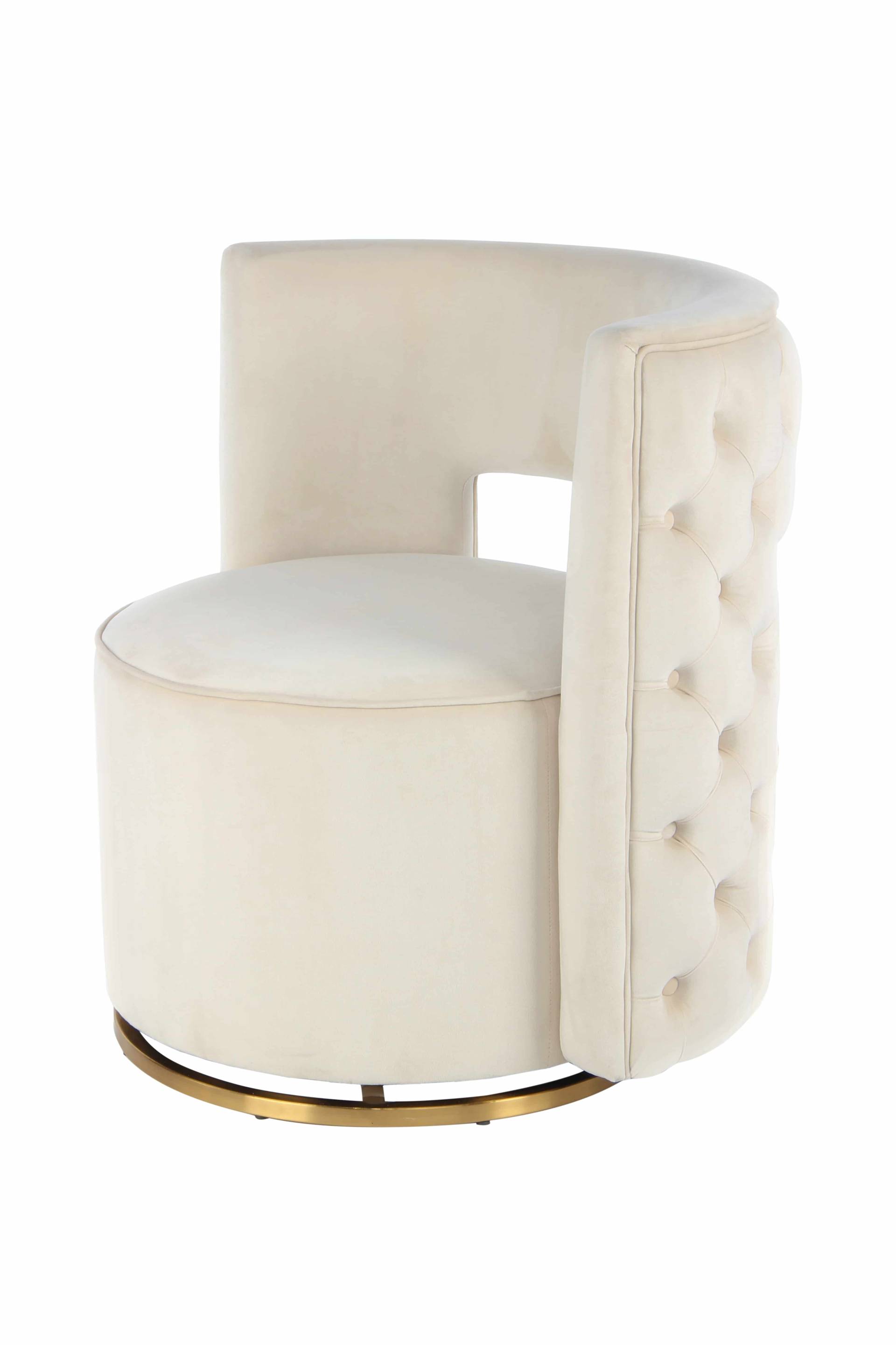 Sessel Drehsessel Sophistic 125 Schwarz / Gold von Kayoom