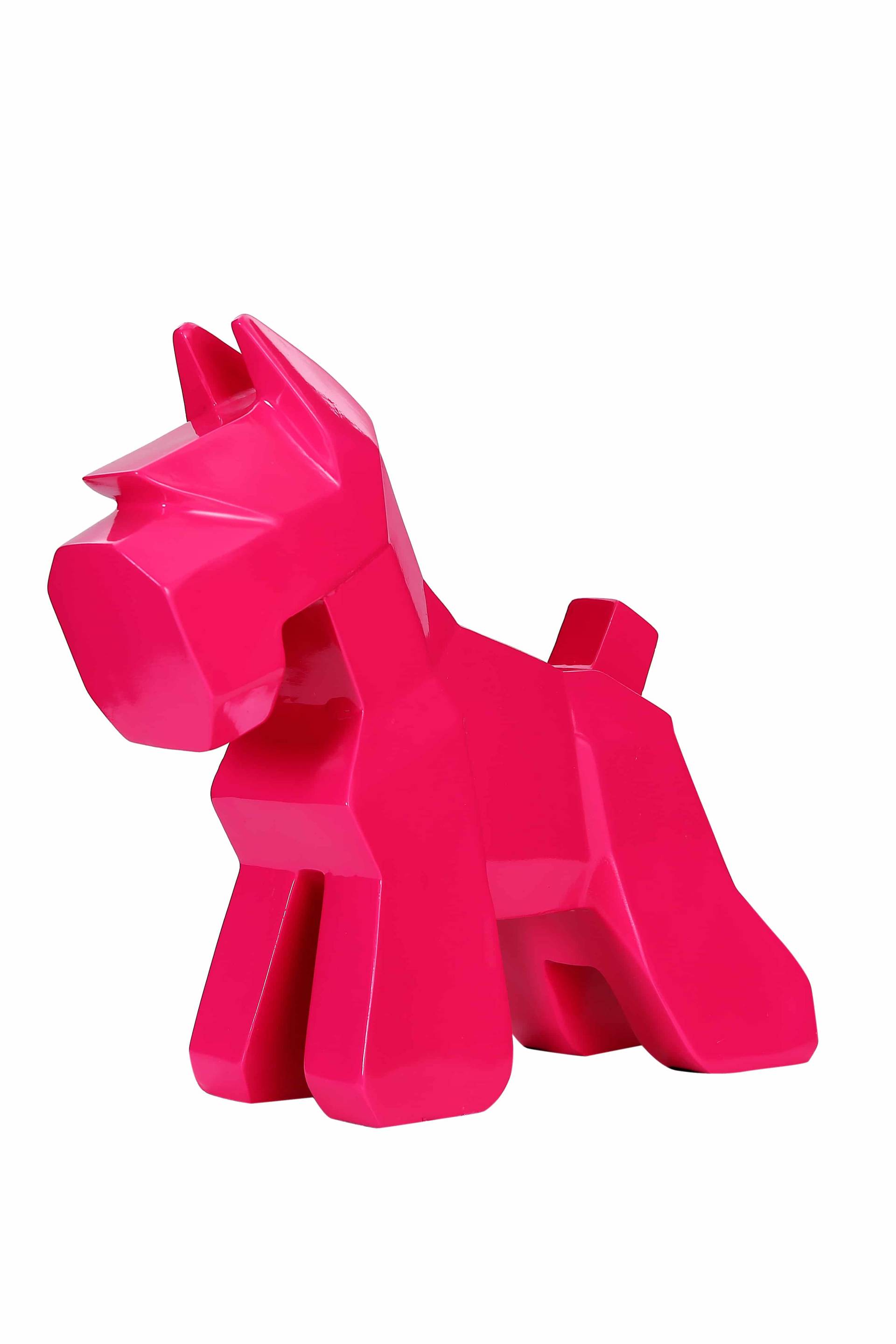 Skulptur Schnauzer 21-J Pink von Kayoom