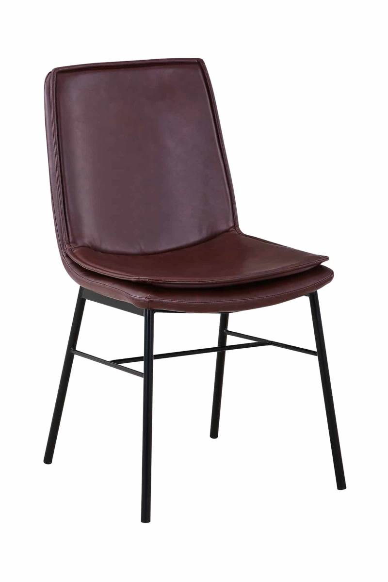 Stuhl Brady 125 2er-Set Marone / Marone von Kayoom