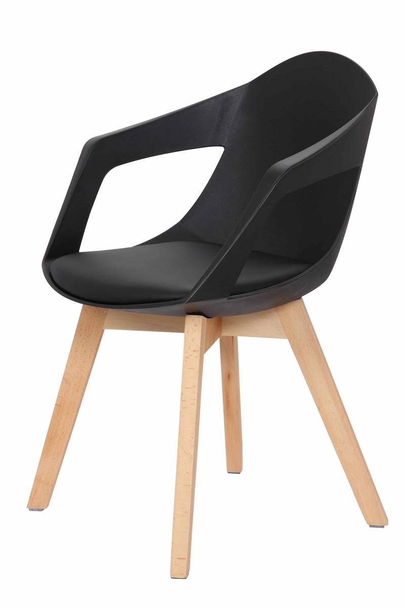 Stuhl Chandra 110 2er-Set Schwarz von Kayoom