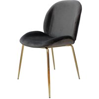 Stuhl Charlize 110 2er-Set Grau / Messing Stuhl Charlize 110 2er-Set Grau / Messing von Kayoom