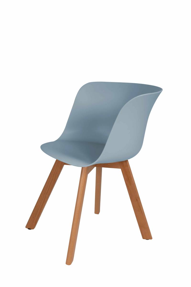 Stuhl Chris 110 4er-Set Graublau von Kayoom
