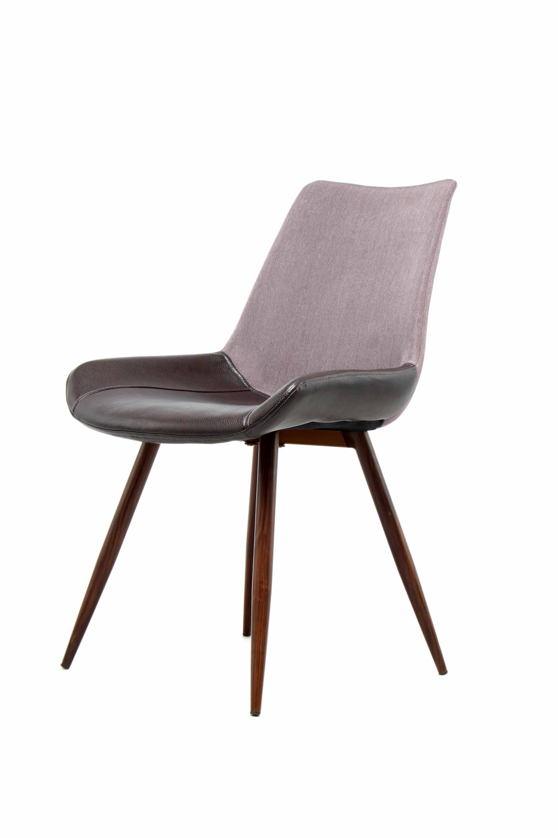 Stuhl Evergreen 110 2er-Set Violett / Dunkelbraun von Kayoom
