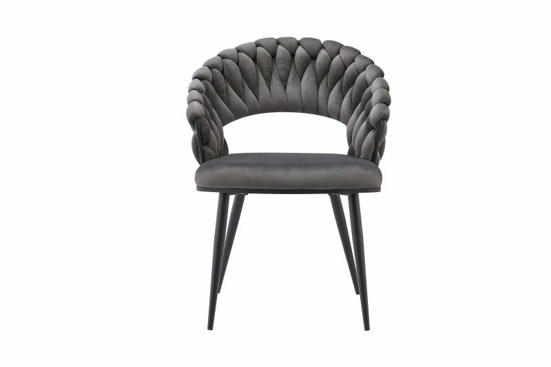 Stuhl Finesse 125 2er-Set Schwarz / Silber von Kayoom