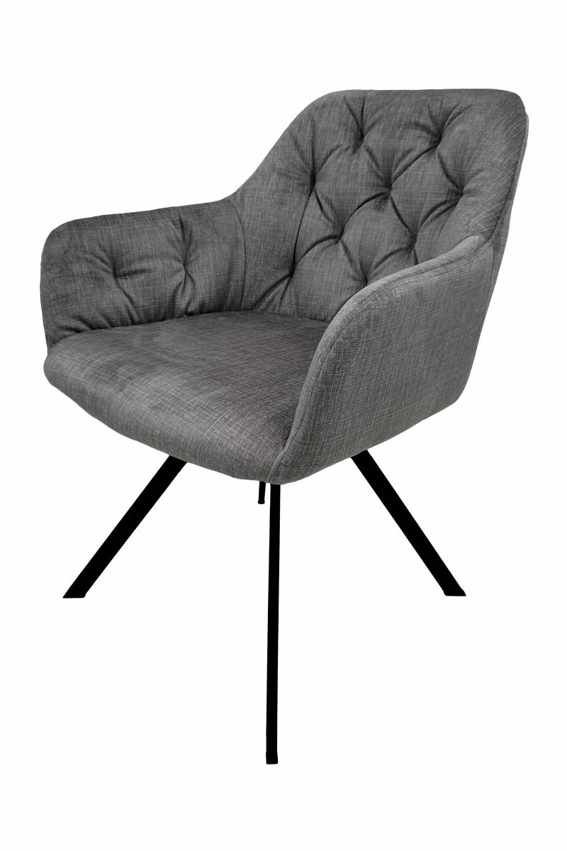 Stuhl Georgia 125 2er-Set Schwarz von Kayoom