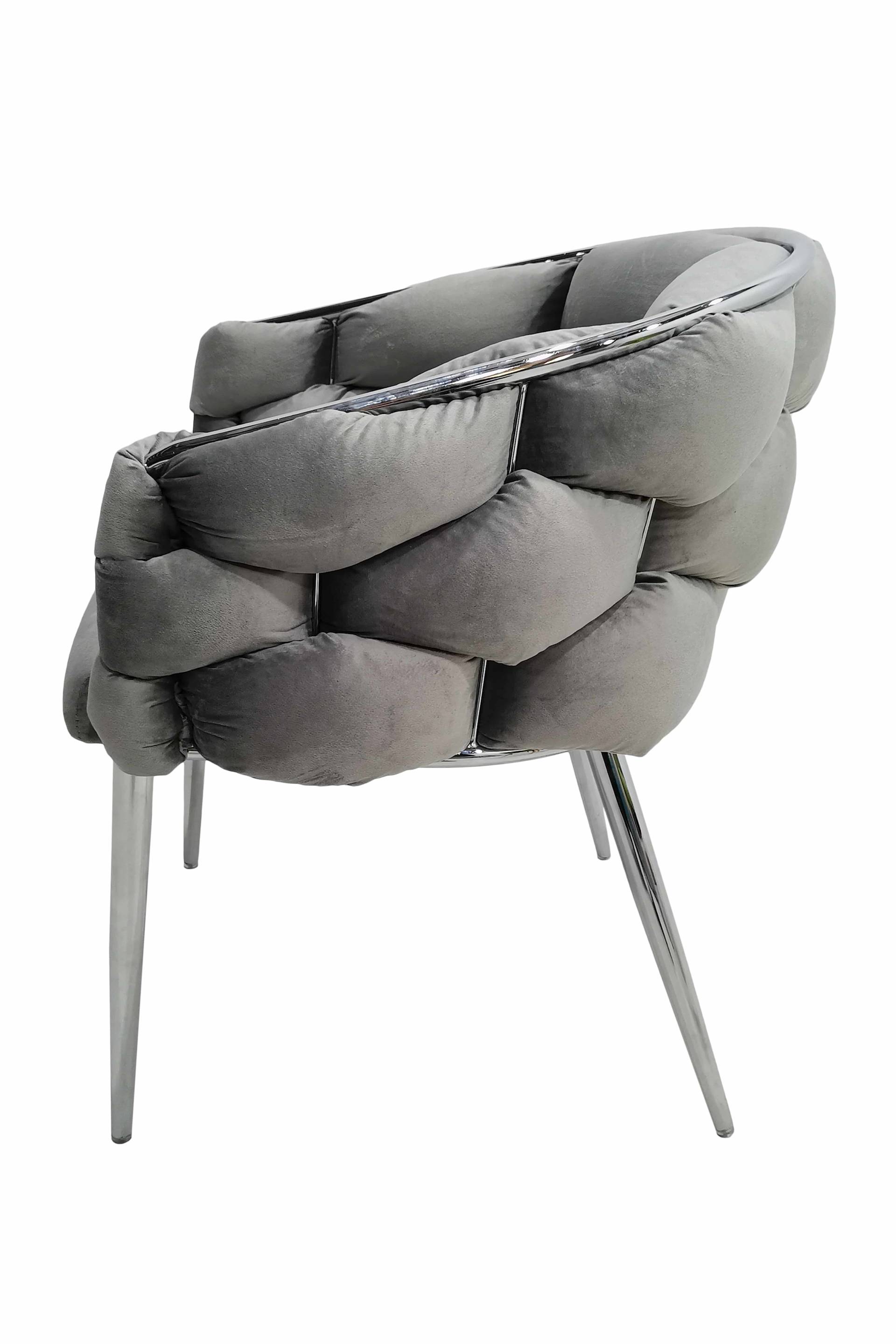 Stuhl Grace 125 2er-Set Taupe / Schwarz Stuhl Grace 125 2er-Set Taupe / Schwarz von Kayoom