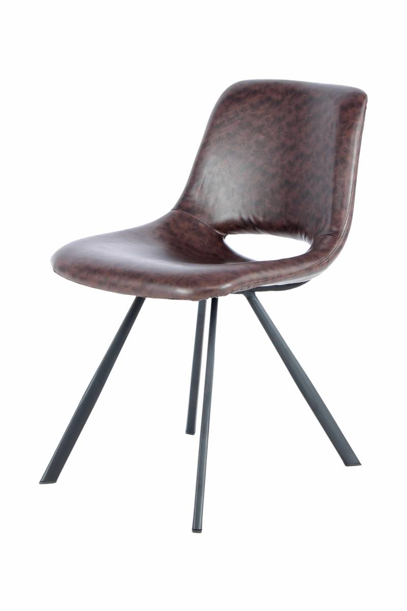 Stuhl Josephine 325 2er-Set Dunkelbraun von Kayoom