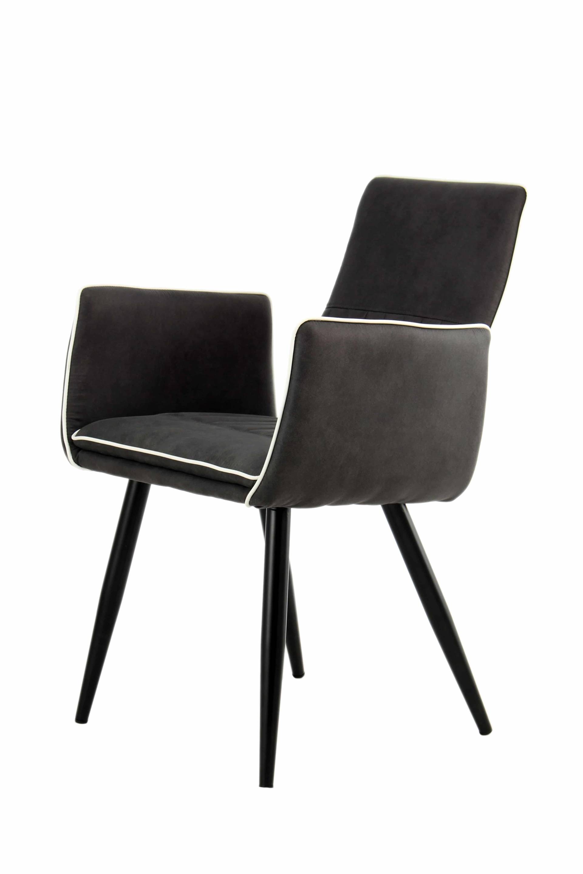 Stuhl Penelope 110 2er-Set Schwarz von Kayoom