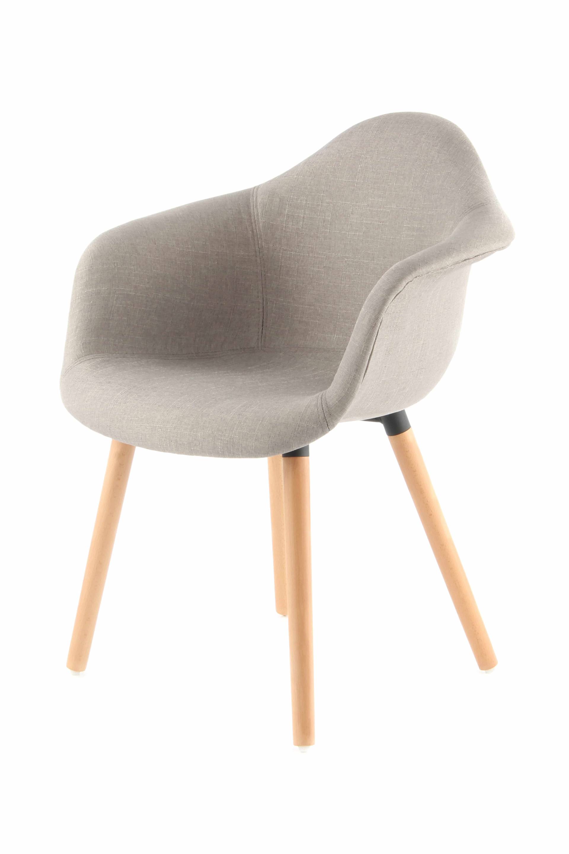Stuhl Winston 325 2er-Set Beige von Kayoom