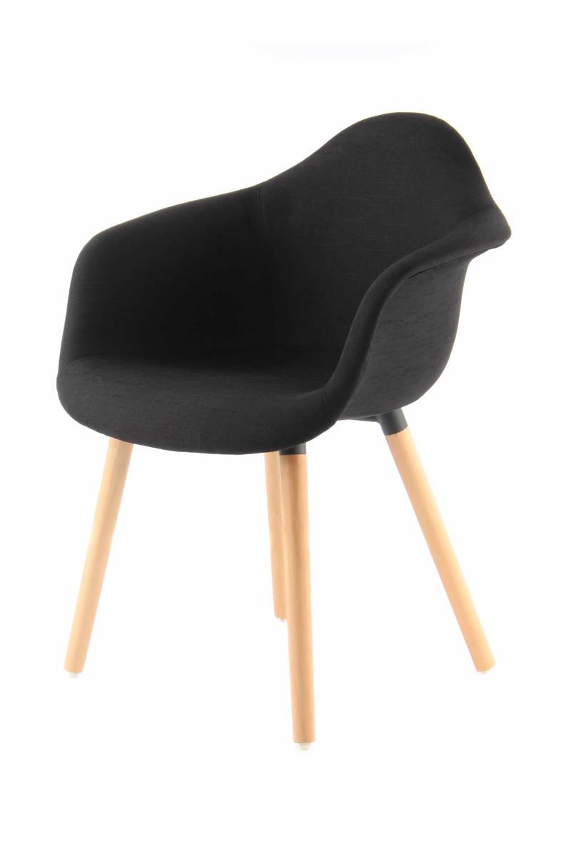 Stuhl Winston 325 2er-Set Schwarz von Kayoom
