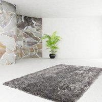 Teppich Diamond, ca. 80 x 150 cm, Grau/Weiß von Kayoom