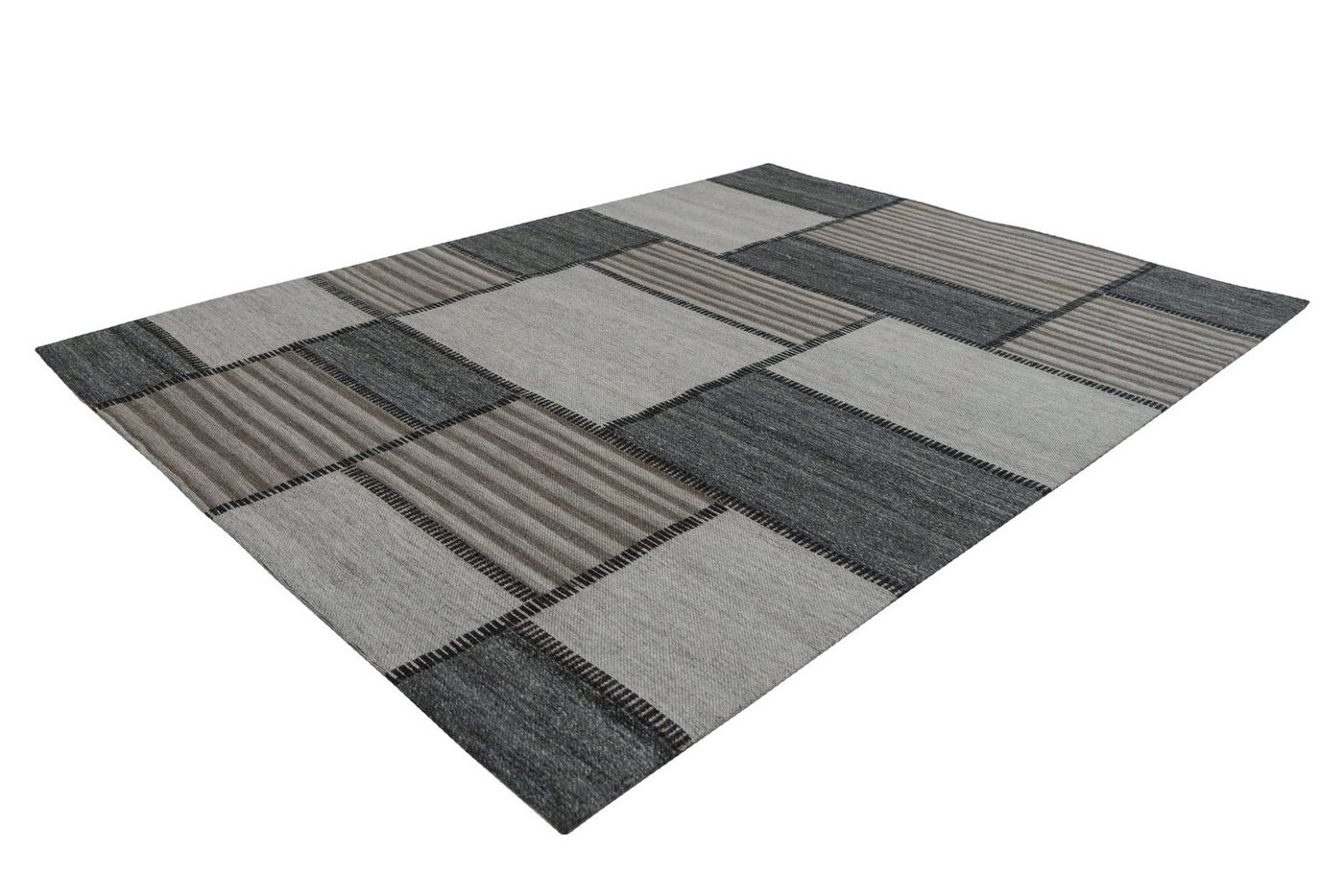 Teppich Phoenix 112, Kayoom, rechteckig, Höhe: 6 mm, Dezenter Jacquard-Teppich, Flachflor, Aus pflegeleichten Materialien von Kayoom