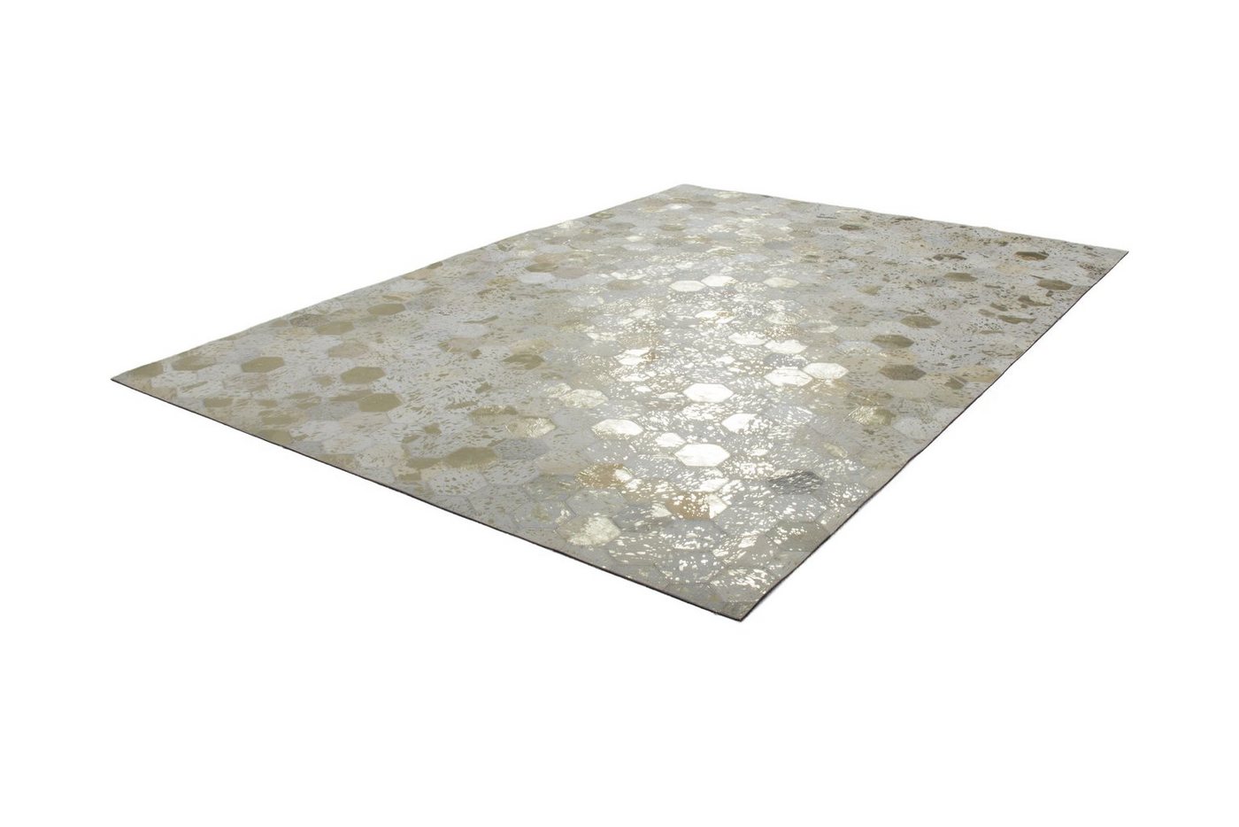 Teppich Spark 210, Kayoom, rechteckig, Höhe: 8 mm, 100% Leder, Unikat, fusselarm, Allergiker & Fußbodenheizung geeignet von Kayoom