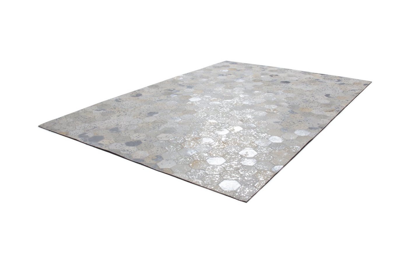 Teppich Spark 210, Kayoom, rechteckig, Höhe: 8 mm, 100% Leder, Unikat, fusselarm, Allergiker & Fußbodenheizung geeignet von Kayoom