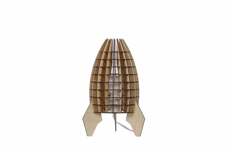 Tischlampe Aviator Holz von Kayoom