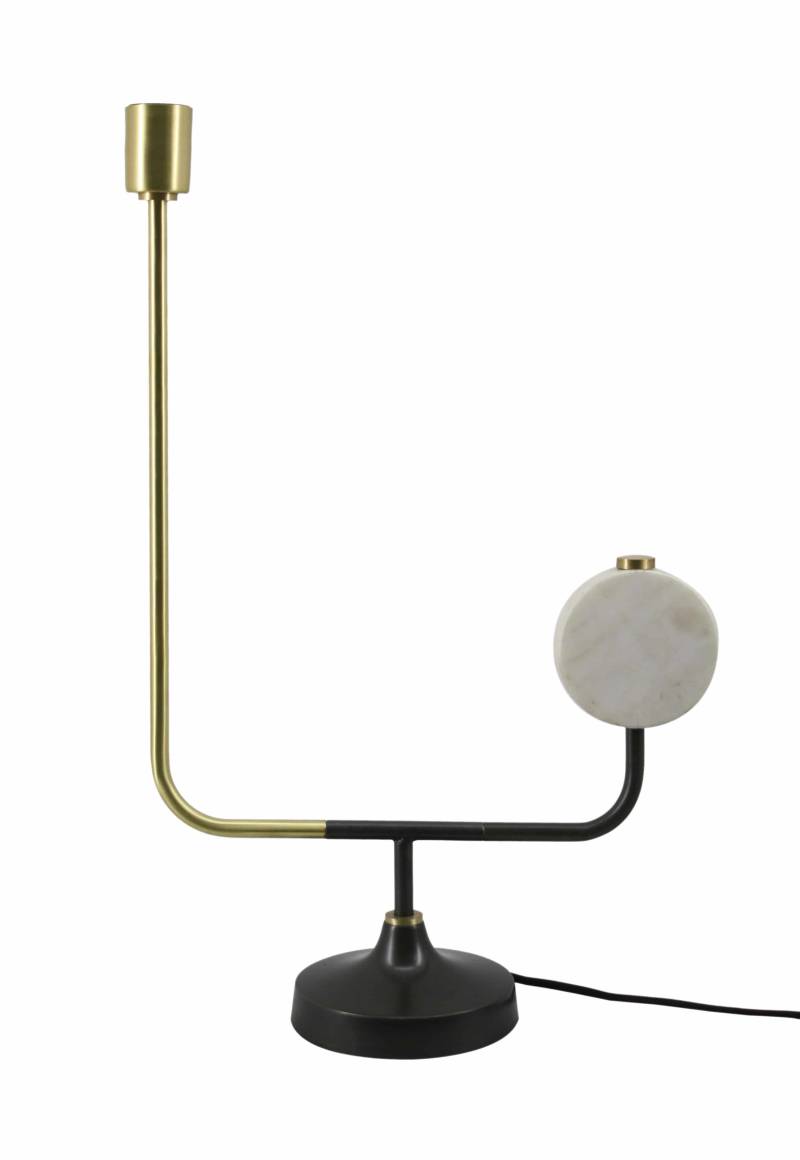 Tischlampe Carlissa 287 Weiß von Kayoom