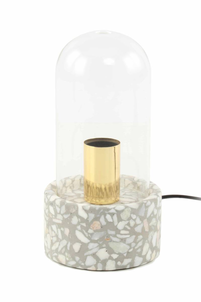 Tischlampe Curacao 725 Grau / Weiß von Kayoom
