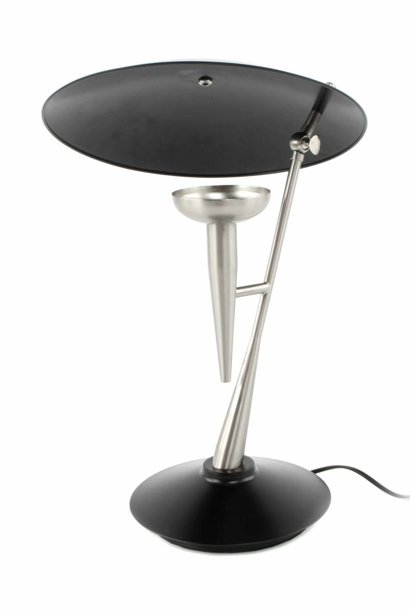 Tischlampe Flyer 125 Silber / Schwarz von Kayoom