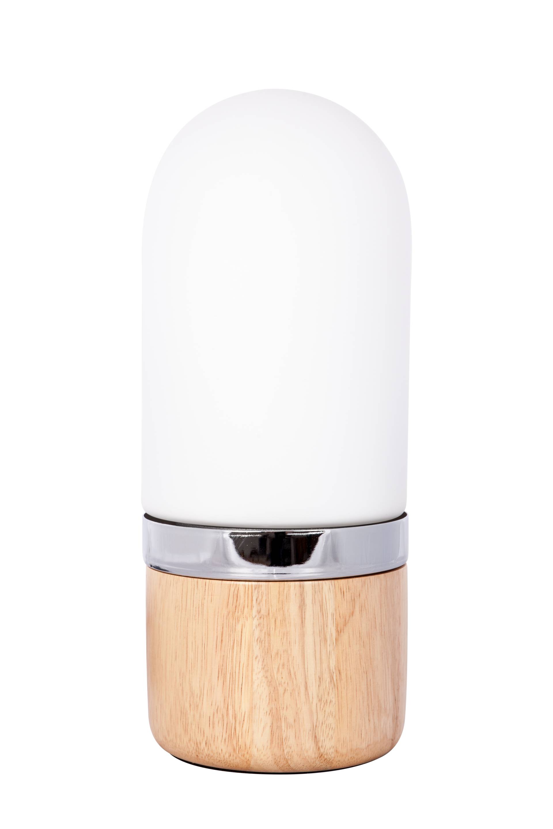 Tischlampe Ganro 400 Weiß / Holz Tischlampe Ganro 400 Weiß / Holz von Kayoom