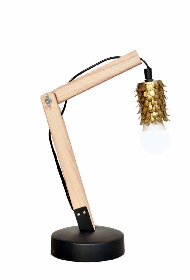 Tischlampe Rossa IV Messing von Kayoom